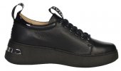 Dámske kožené tenisky Olivia Shoes 12166 - čierne