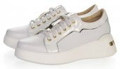 Dámske kožené tenisky Olivia Shoes 12168 - biele
