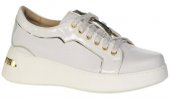 Dámske kožené tenisky Olivia Shoes 12168 - biele