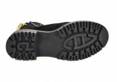 Dámske kožené workery Olivia Shoes 12178 - čierne