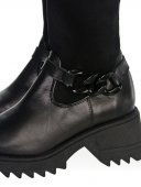 Dámske kožené kotničky Olivia shoes 12180 - čierne