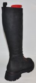 Dámske kožené čižmy Olivia Shoes 12181 - čierne