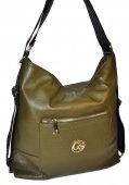 Dámska kabelka - ruksak Grosso 12260 - khaki