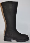 Dámske kožené čižmy Olívia Shoes 12271 - čierne