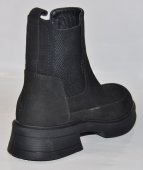 Dámske kožené kotničky Olivia Shoes 12281 - čierne