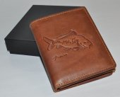 Pánska kožená peňaženka Ryba 12297 - hnedá