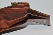 Dámska mini kožená peňaženka 12336 - hnedá