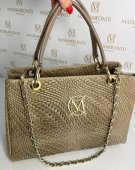 Dámska kožená kabelka Massimo Conti 12338 - béžová
