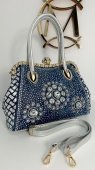 Dámska riflová kabelka Massimo Conti 12370 - modrá