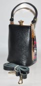 Dámska kožená kabelka Massimo Conti 12388 - čierna