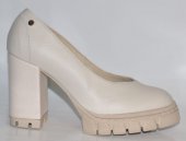 Dámske kožené lodičky Olivia Shoes 12391 - béžové
