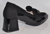 Dámske kožené lodičky Olivia Shoes 12393 - čierne