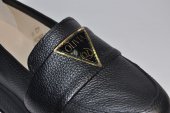 Dámske kožené poltopánky Olivia Shoes 12396 - čierne