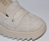 Dámske kožené poltopánky Olivia Shoes 12412 - béžové
