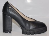 Dámske kožené lodičky Olivia Shoes 12440 - čierne