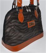 Štýlová kožená  kabelka ANNIE CLAIRE - čierna - malá